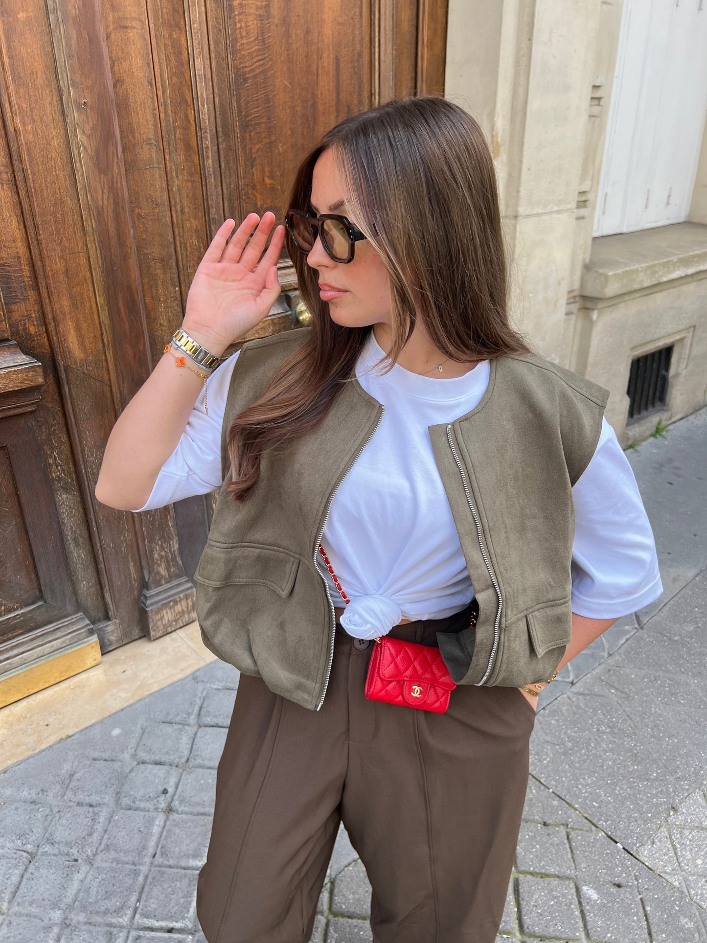 Veste kaki