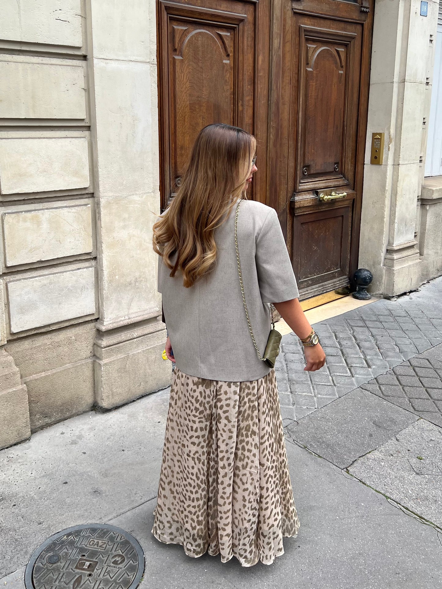 Ela short-sleeve blazer