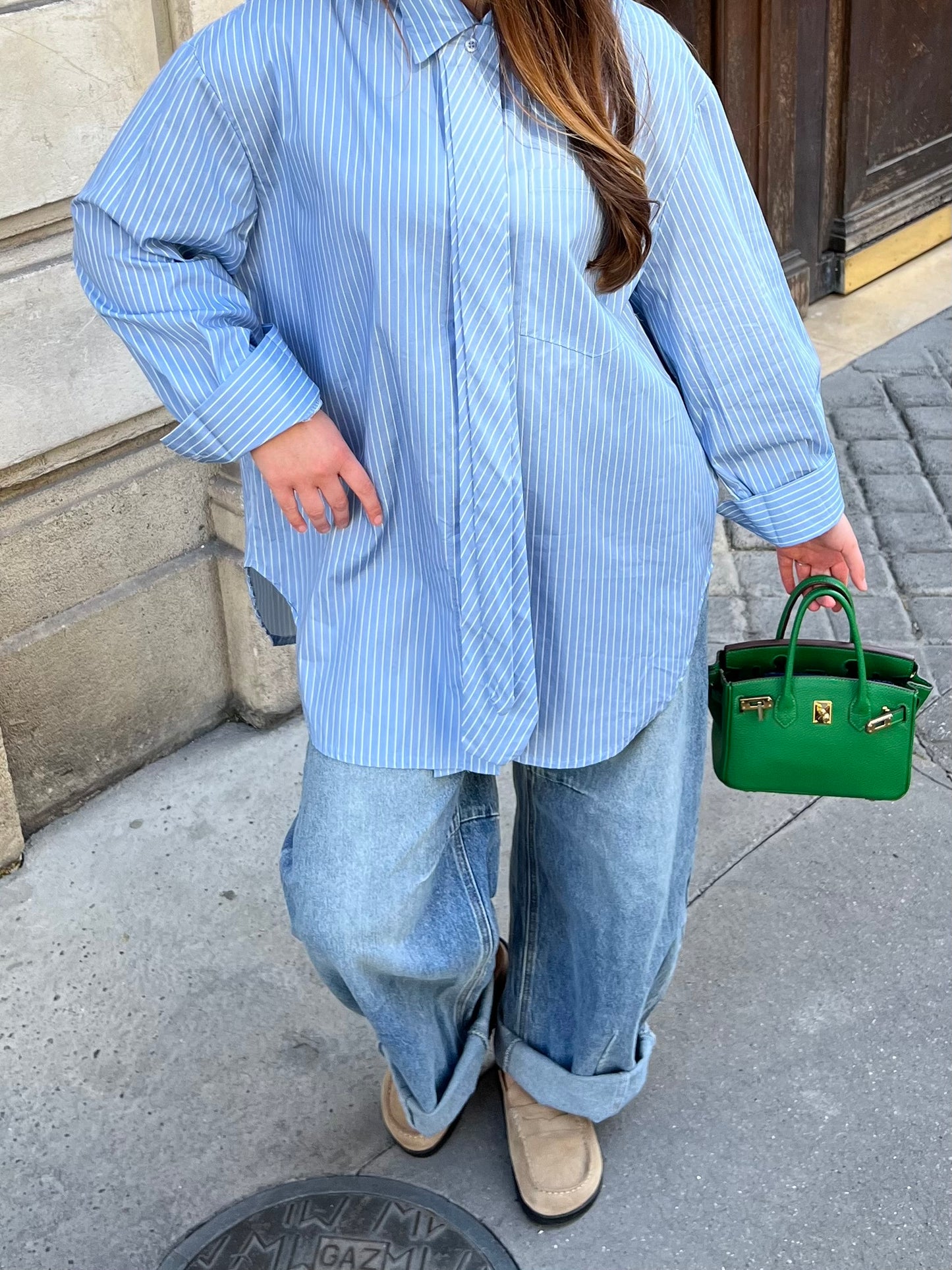 Chemise oversize cravates