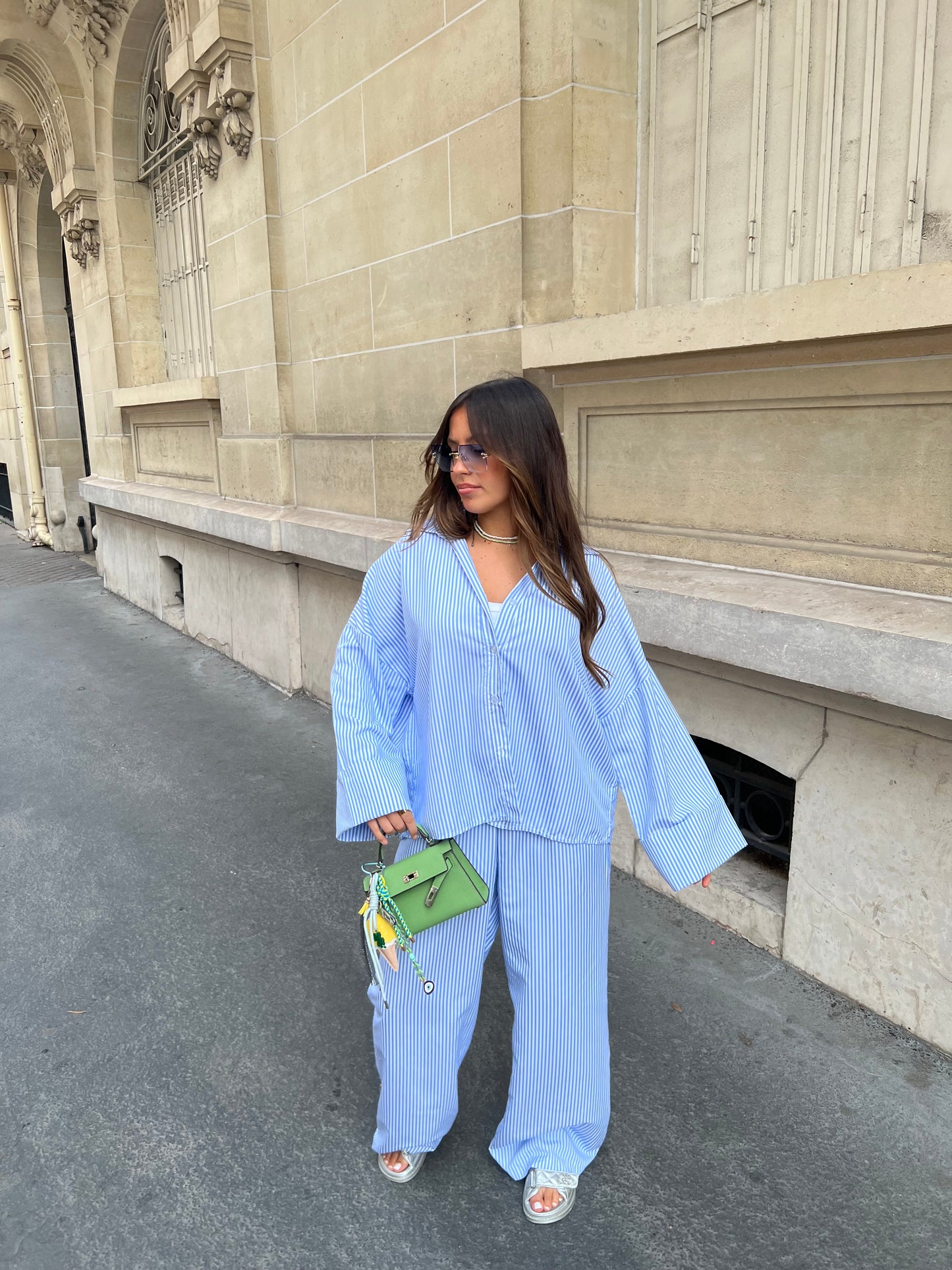 Ensemble rayé