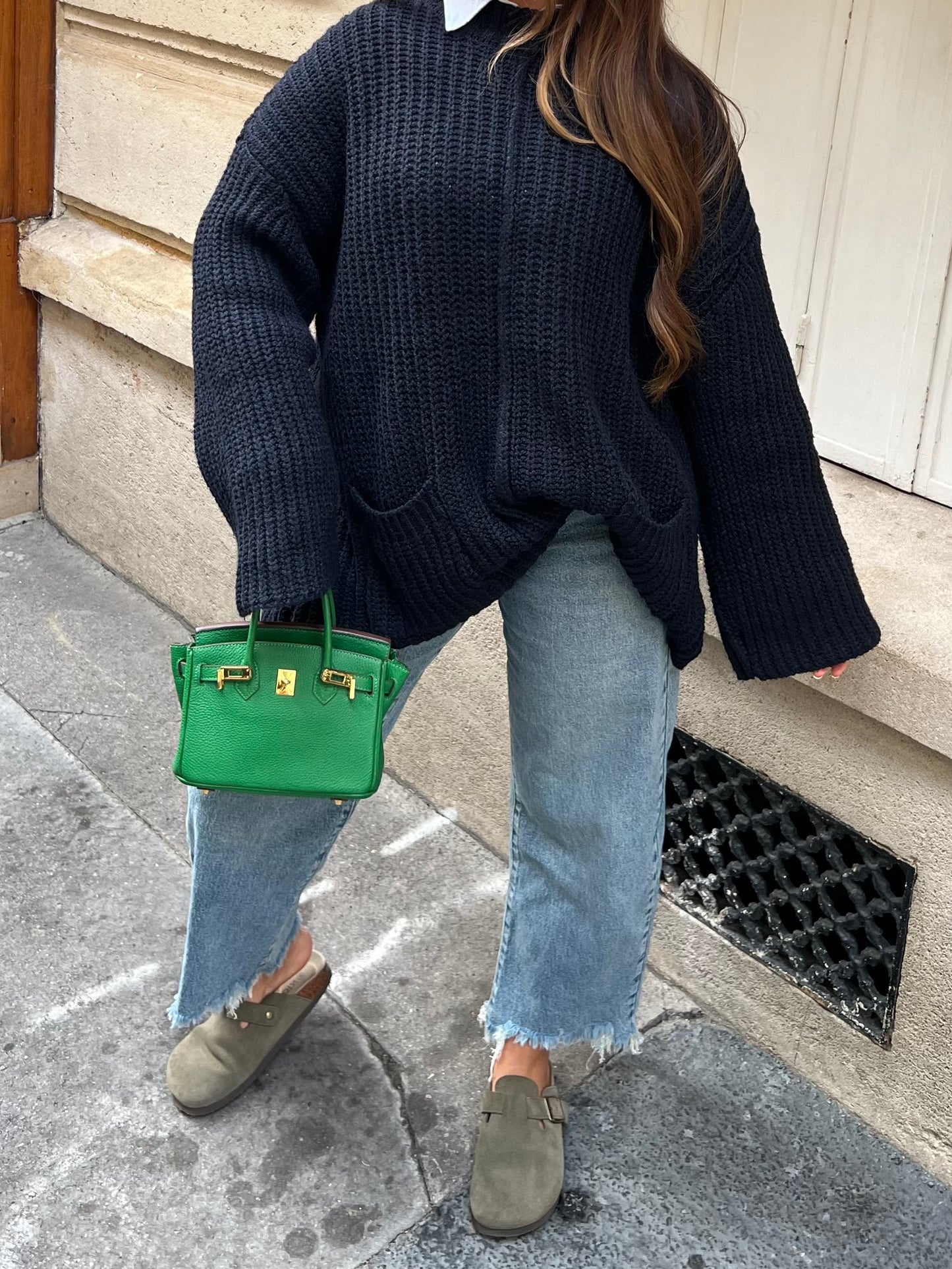 Pull large à poches