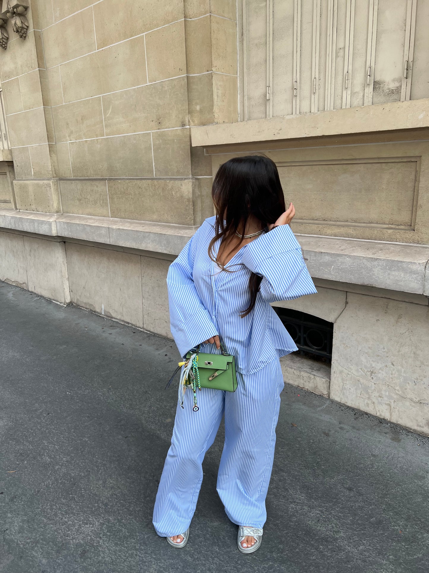 Ensemble rayé