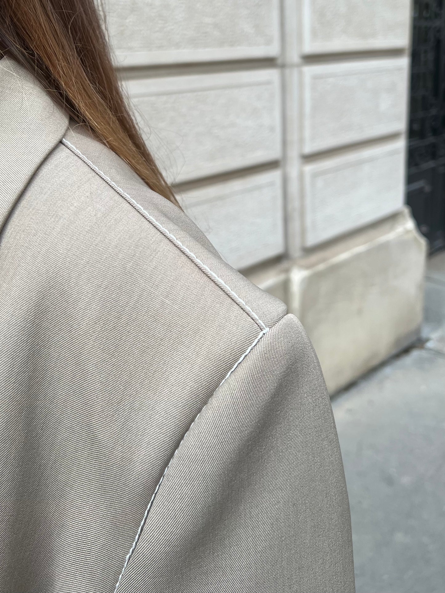 Blazer croisé mocha