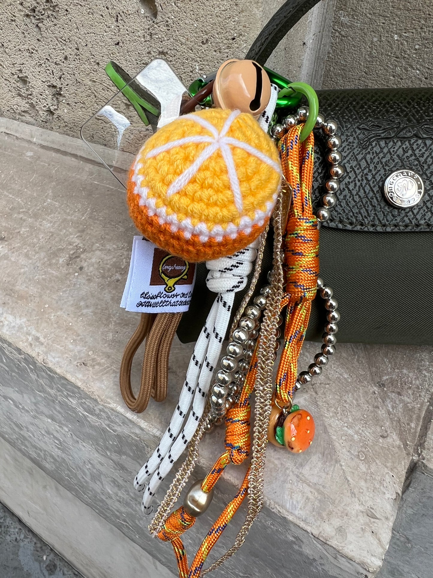 Bijou de sac orange