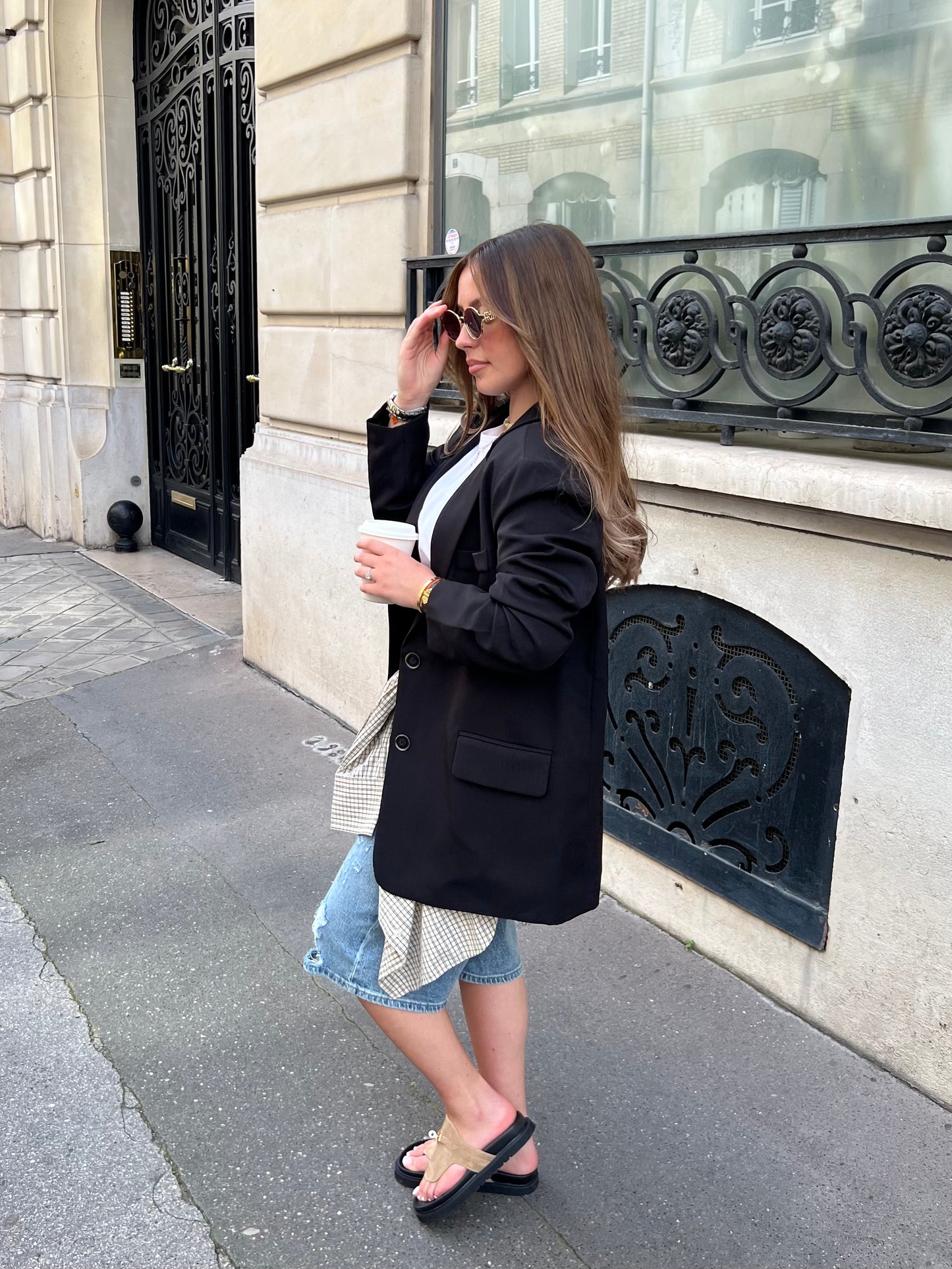 Blazer oversize croisé