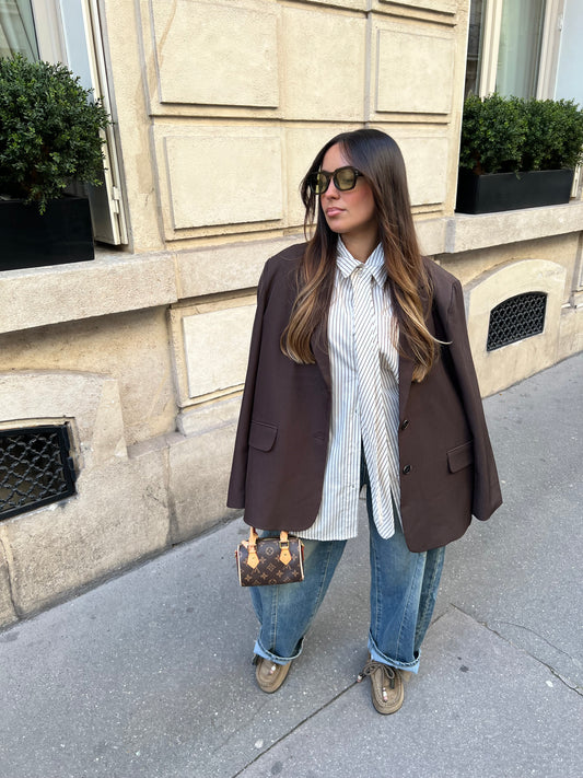 Chemise oversize cravates