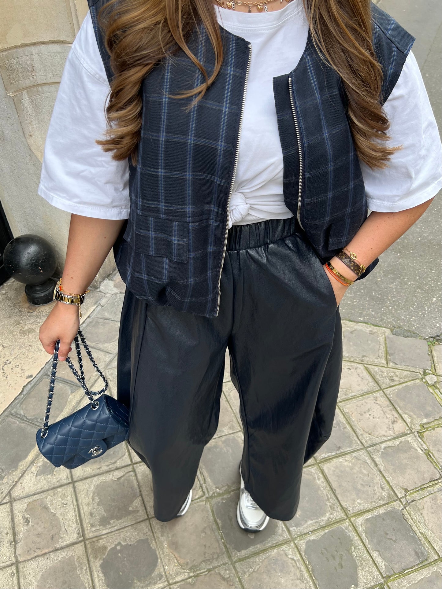 Veste à carreaux