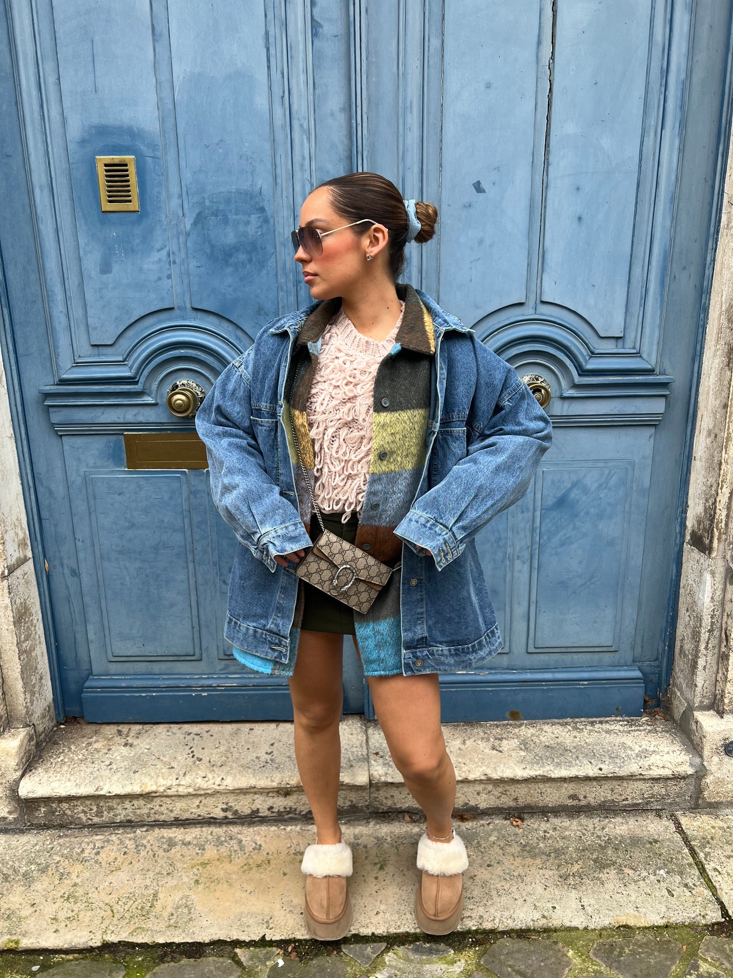 Veste en jean oversize