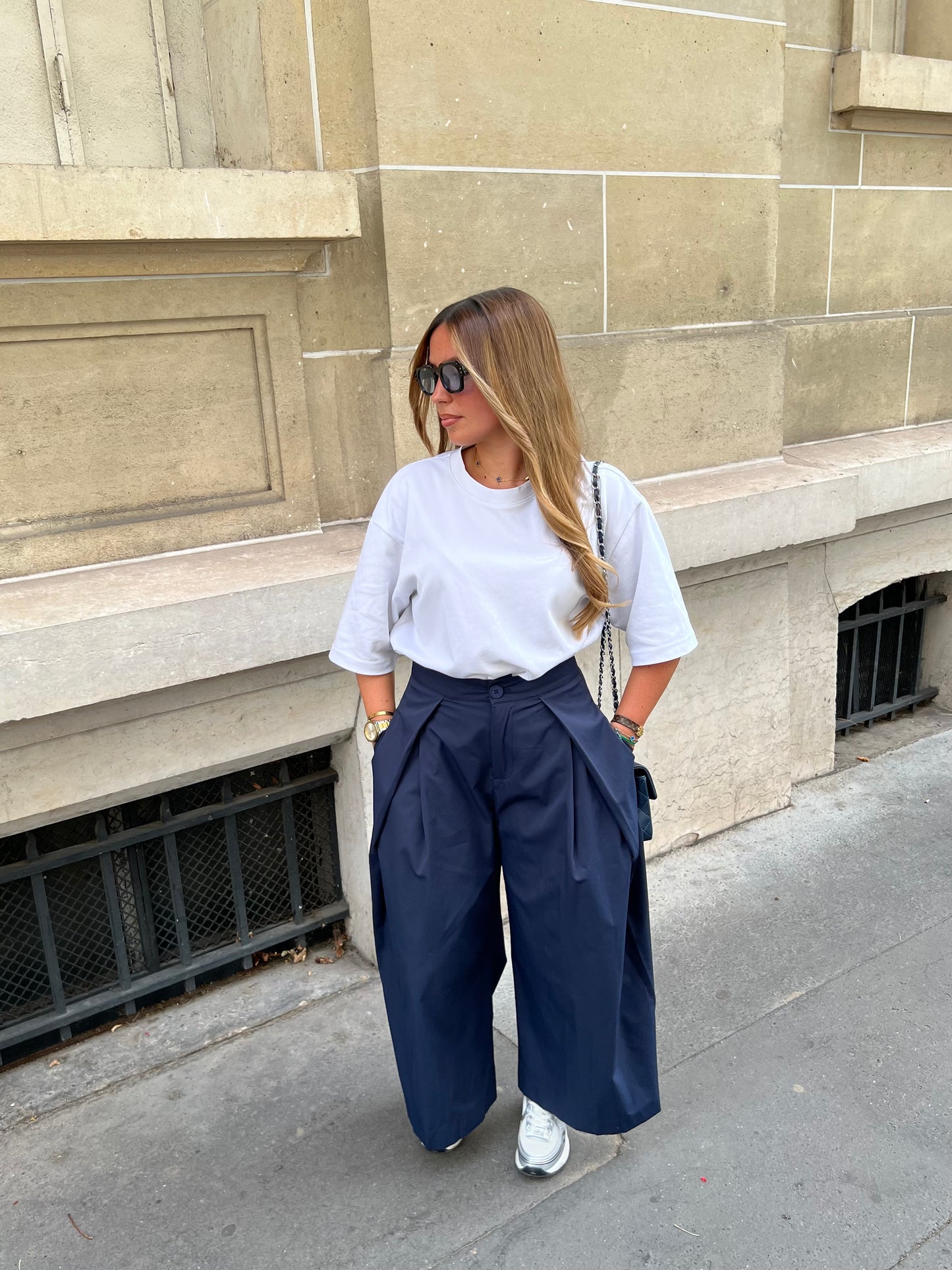 Pantalon ballon marine