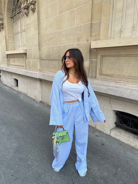 Ensemble rayé