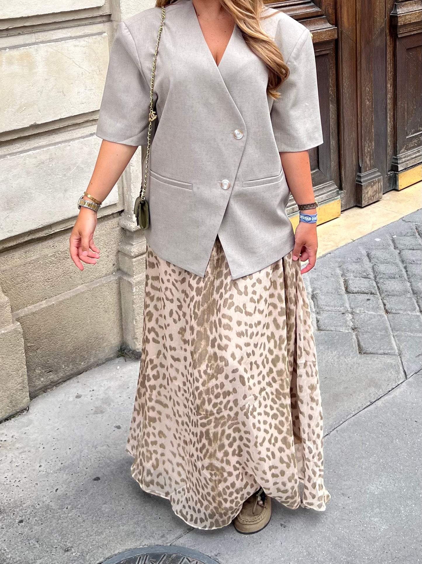 Ela short-sleeve blazer
