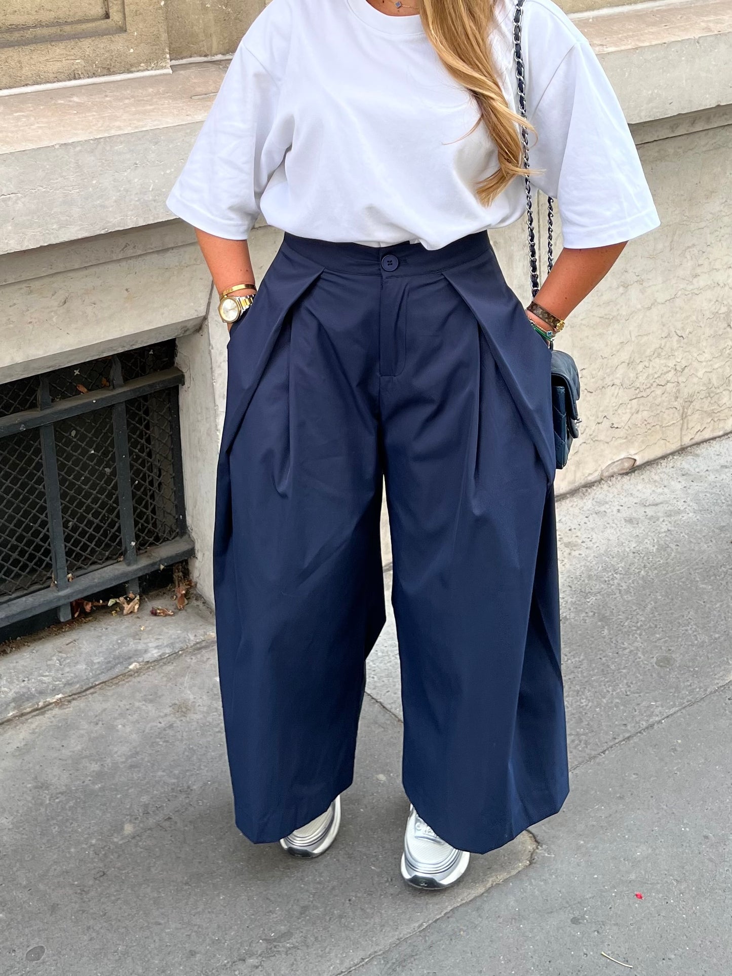 Pantalon ballon marine