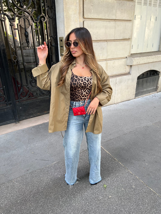 Chemise dos ouvert