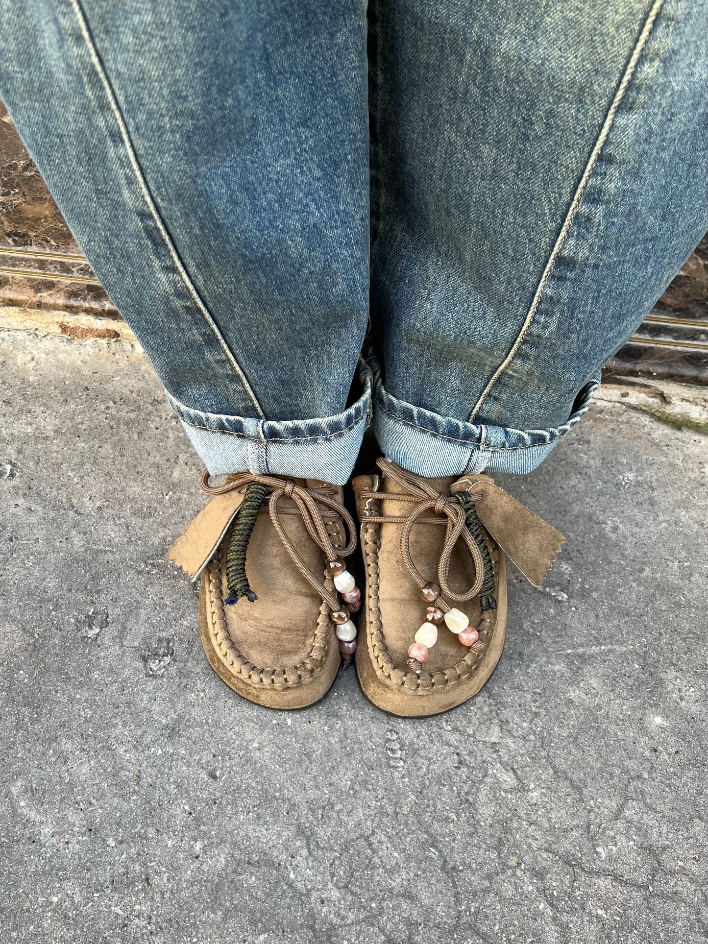 Mules kaki
