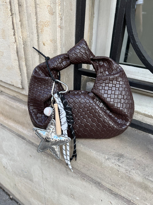 Bijou de sac étoile argenté