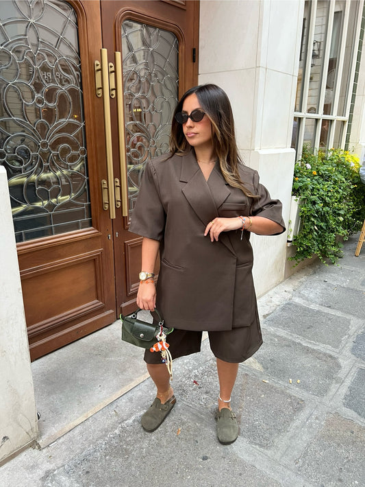 Blazer manches courtes