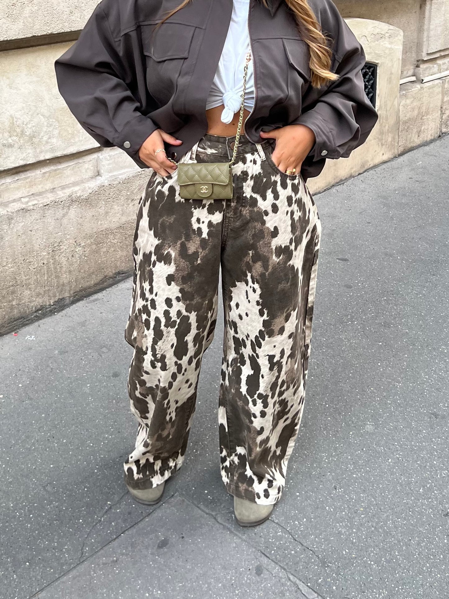 Pantalon à motifs kara