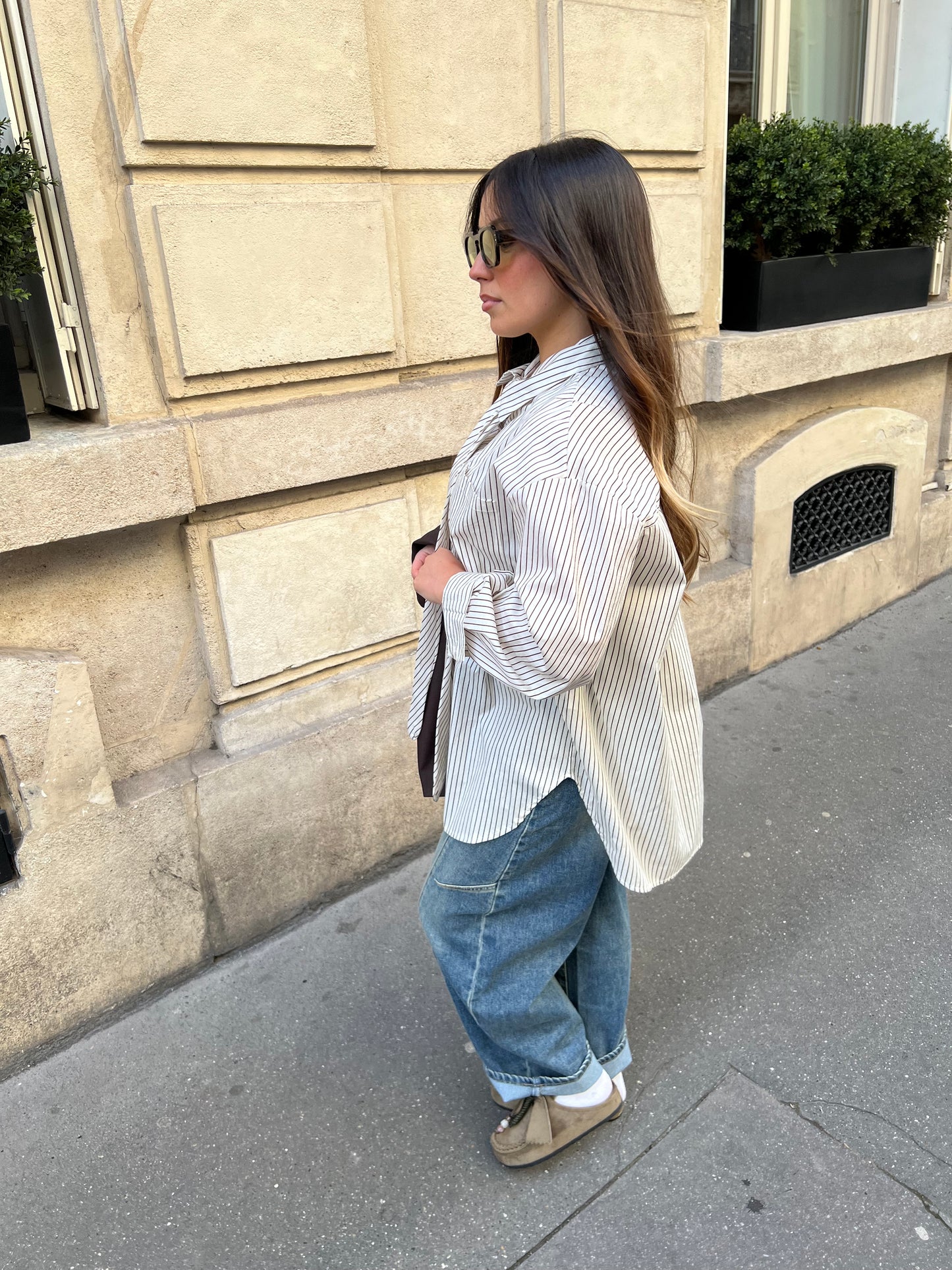 Chemise oversize cravates