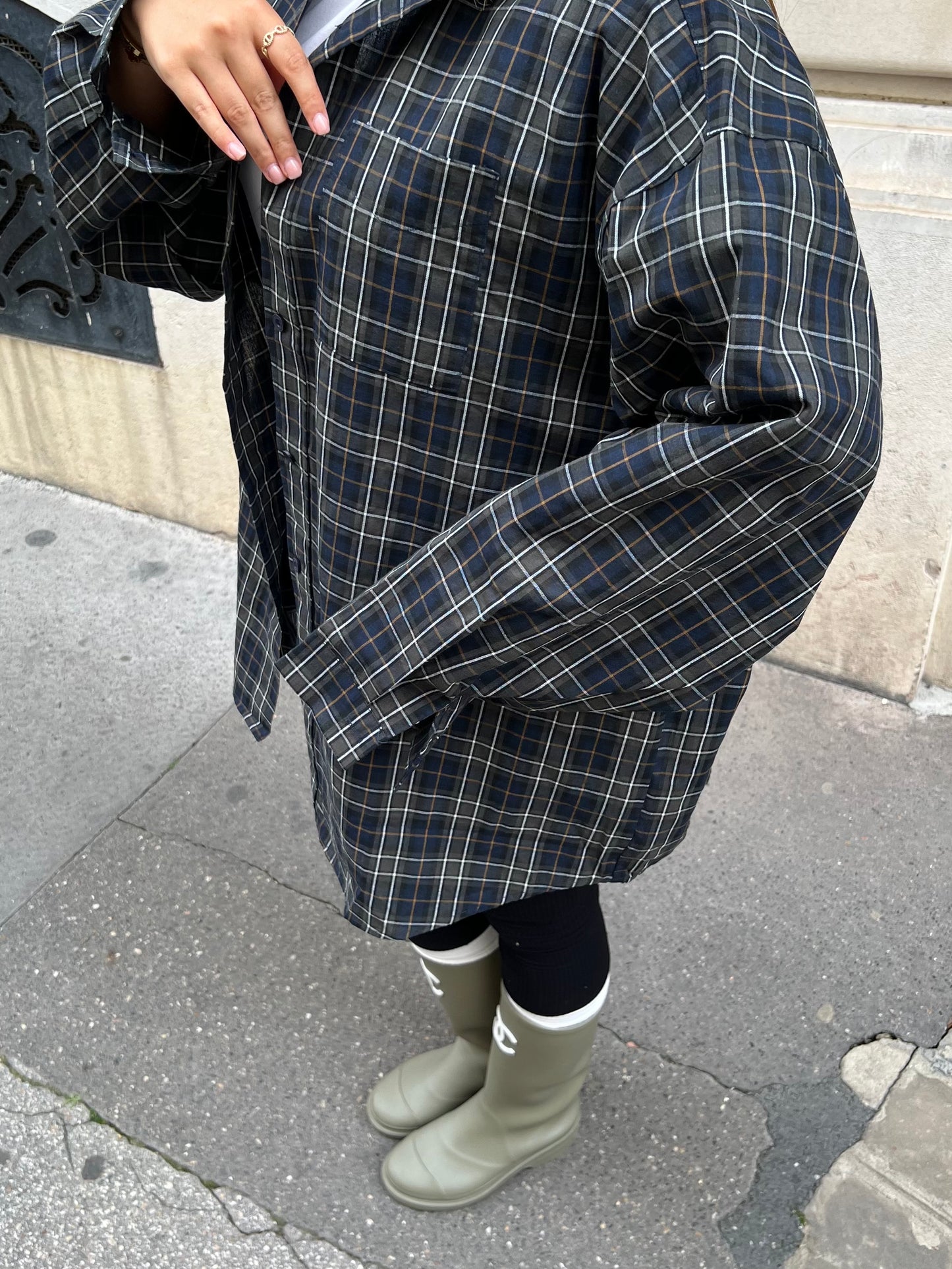 Chemise oversize dad