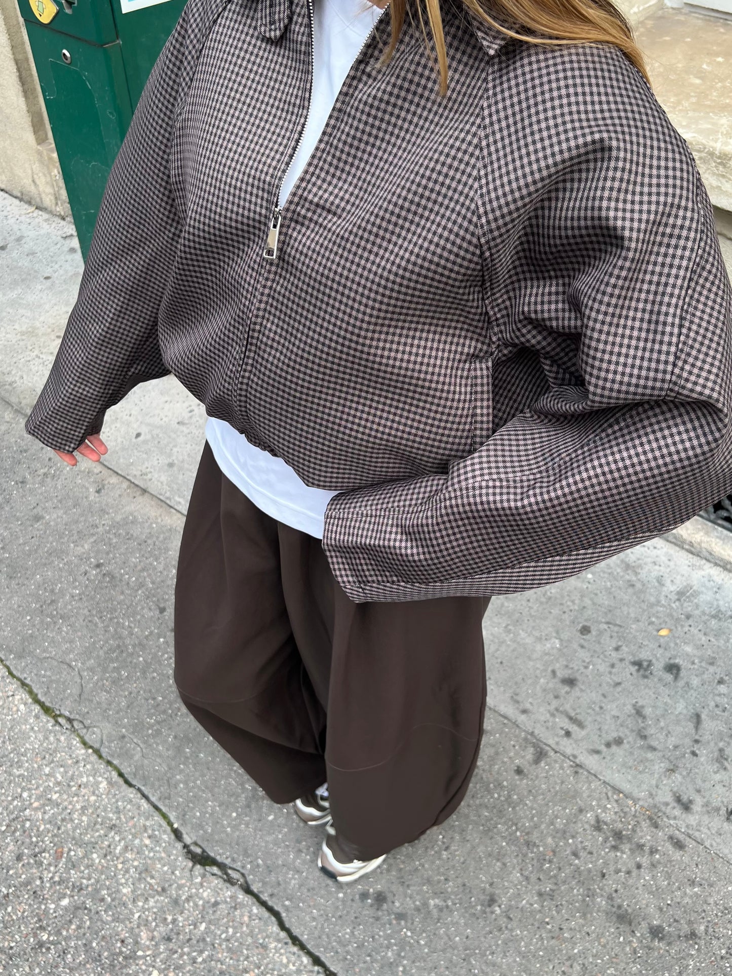 Veste à carreaux mia