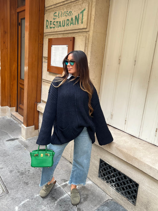 Pull large à poches