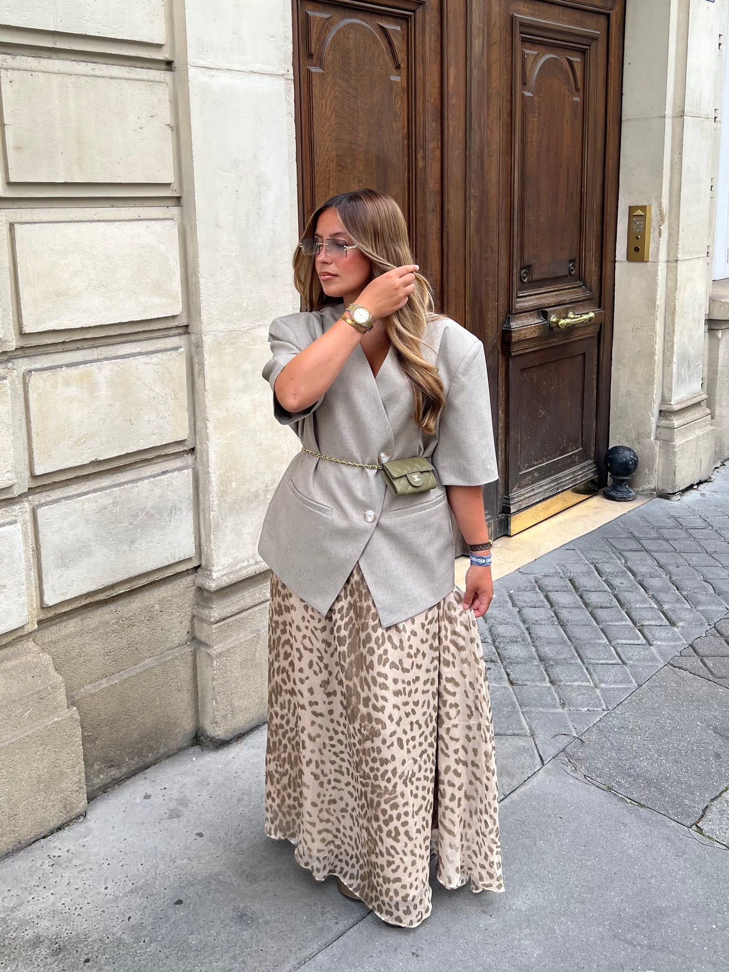 Ela short-sleeve blazer