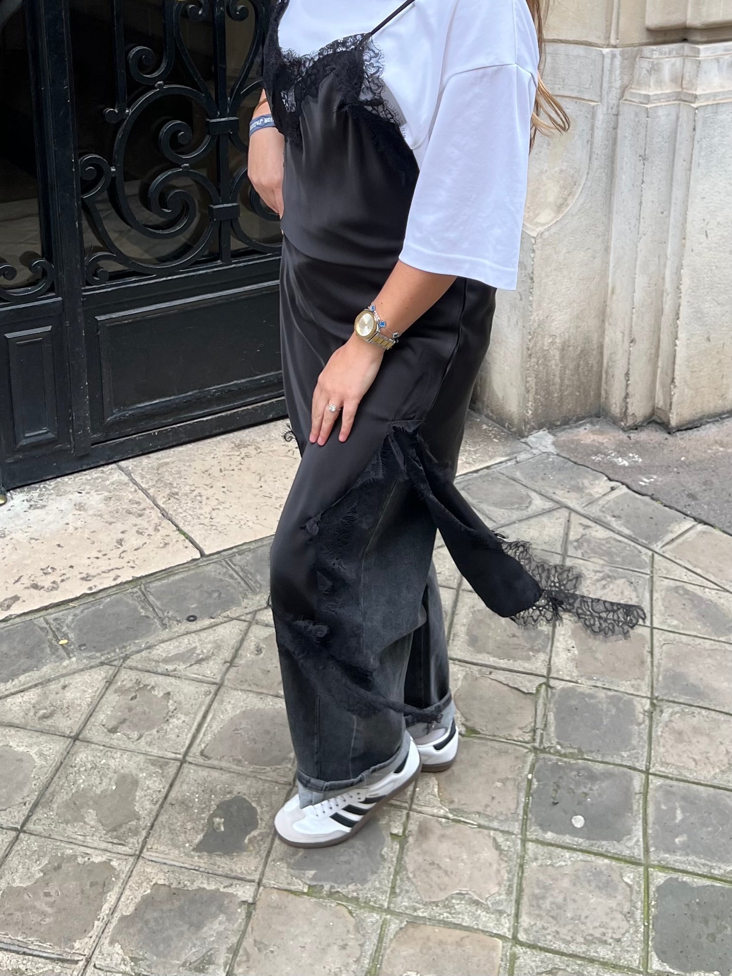 Robe dentelle noire