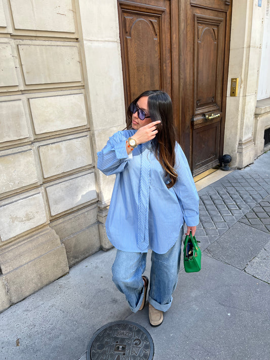 Chemise oversize cravates