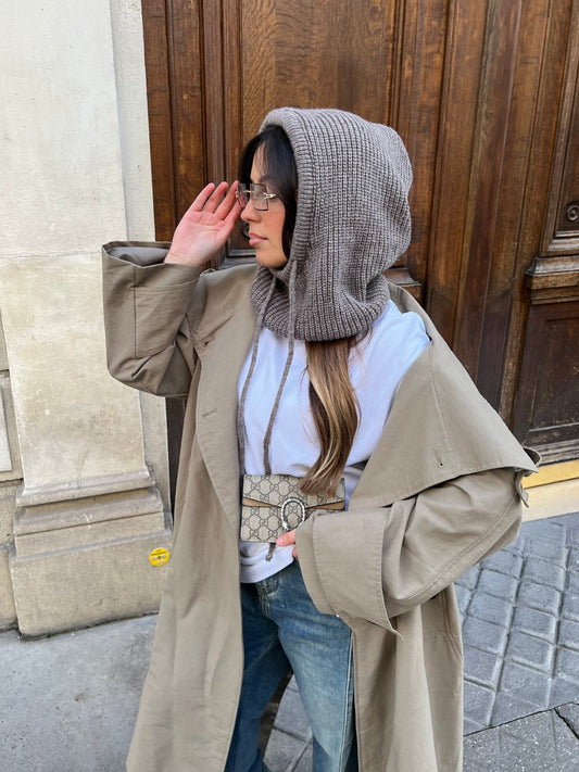 Cagoule taupe