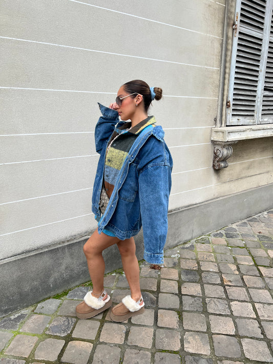 Veste en jean oversize