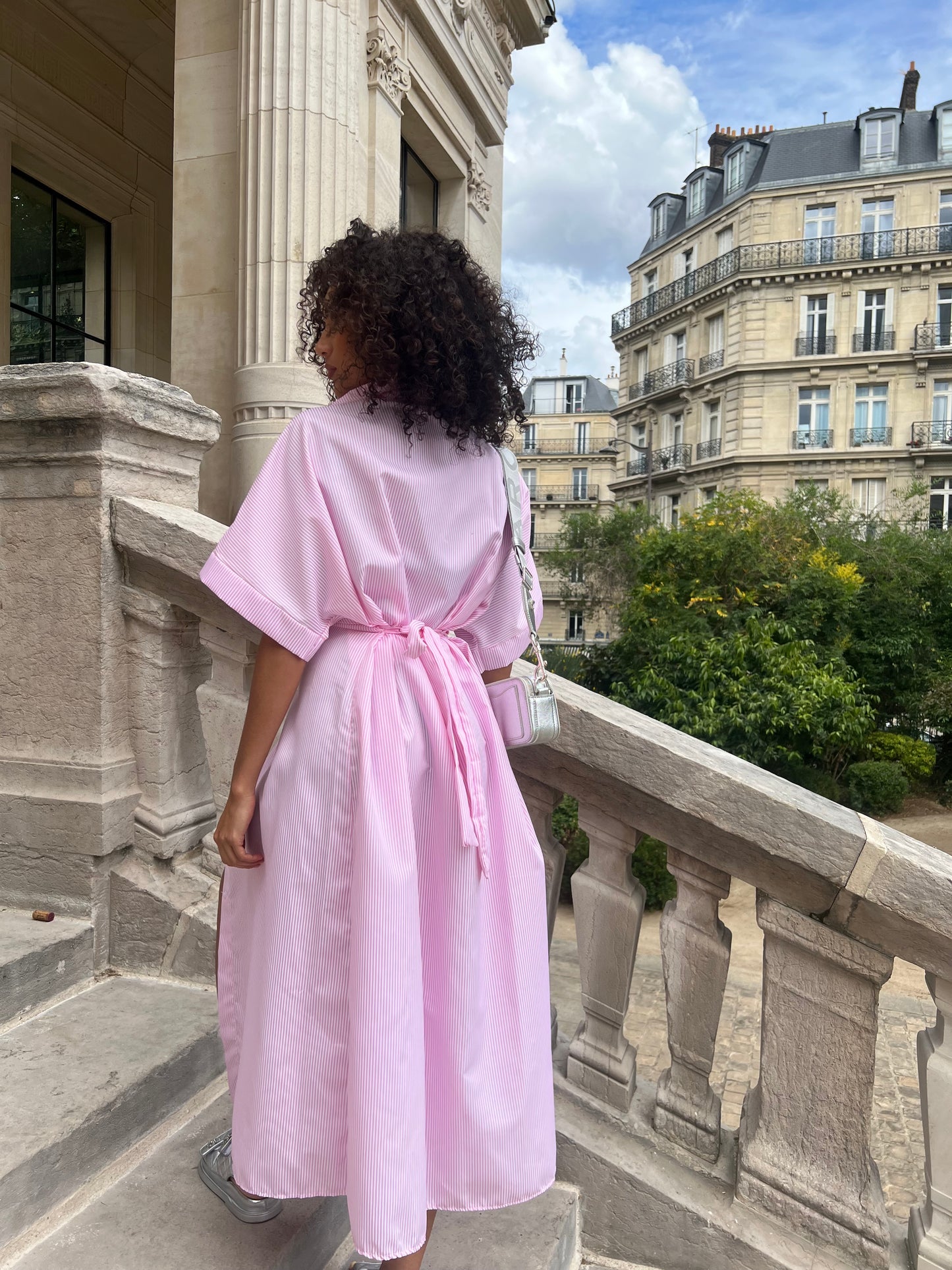 Robe longue rayée VITA