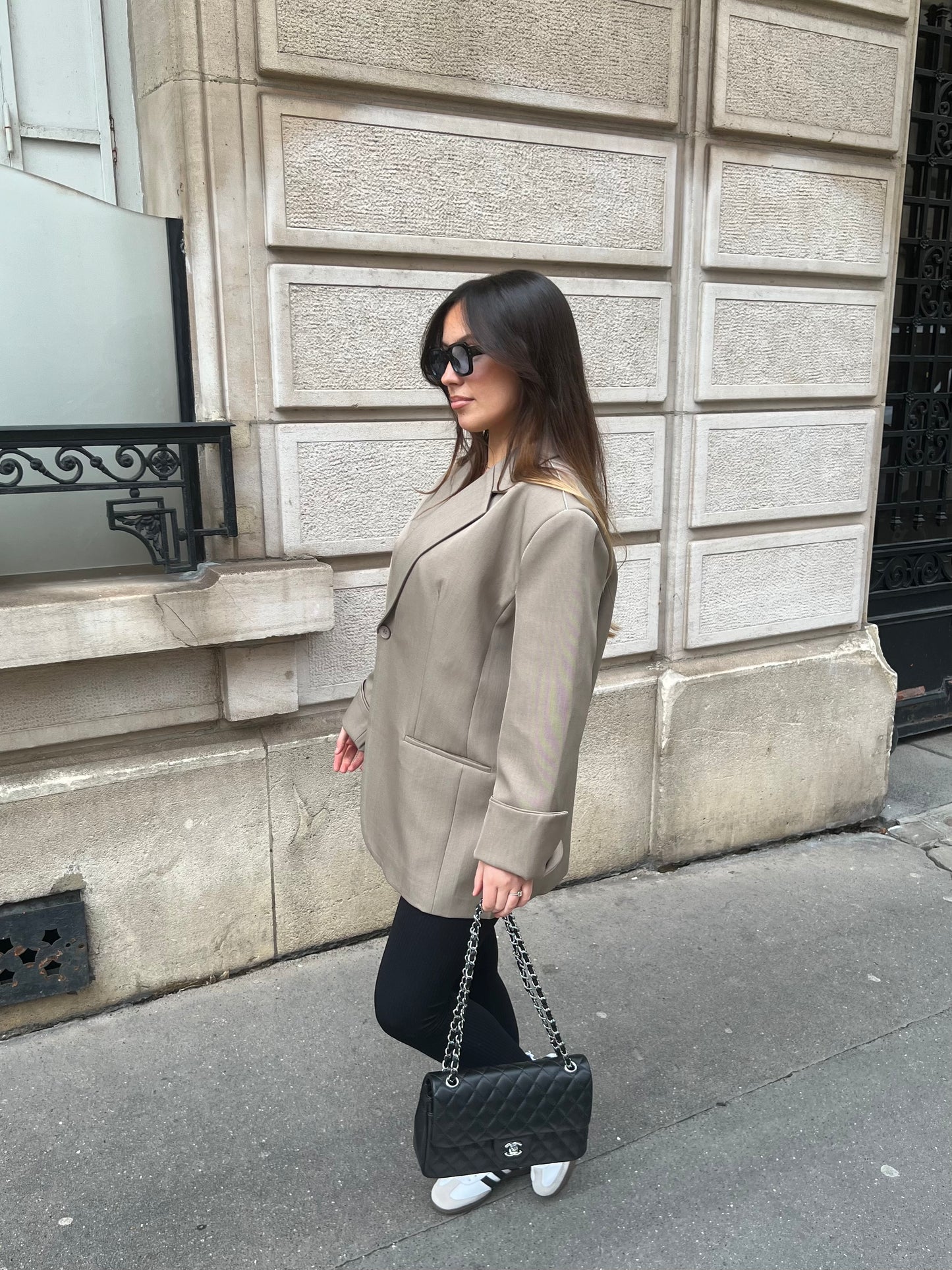 Blazer croisé mocha