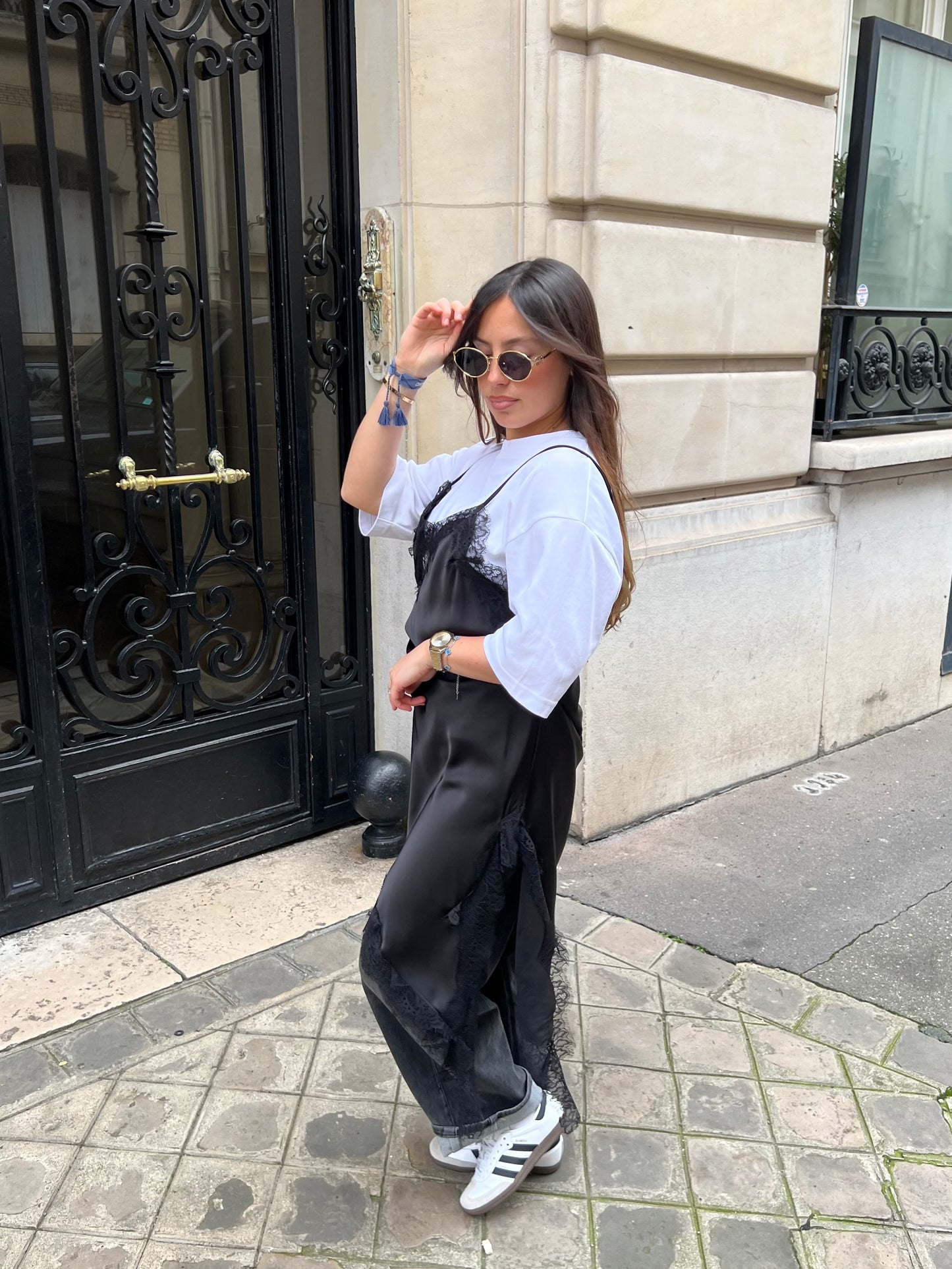 Robe dentelle noire