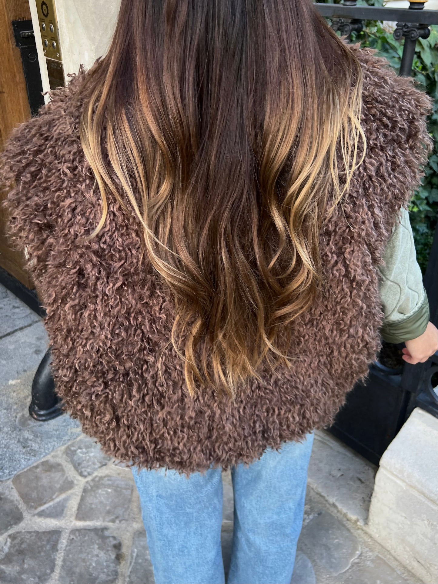 Fourrure sans manche